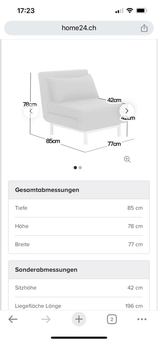 Poltrone: Sessel/Schlafsessel – Usato da Trimstein venduto da Zenzi73 8
