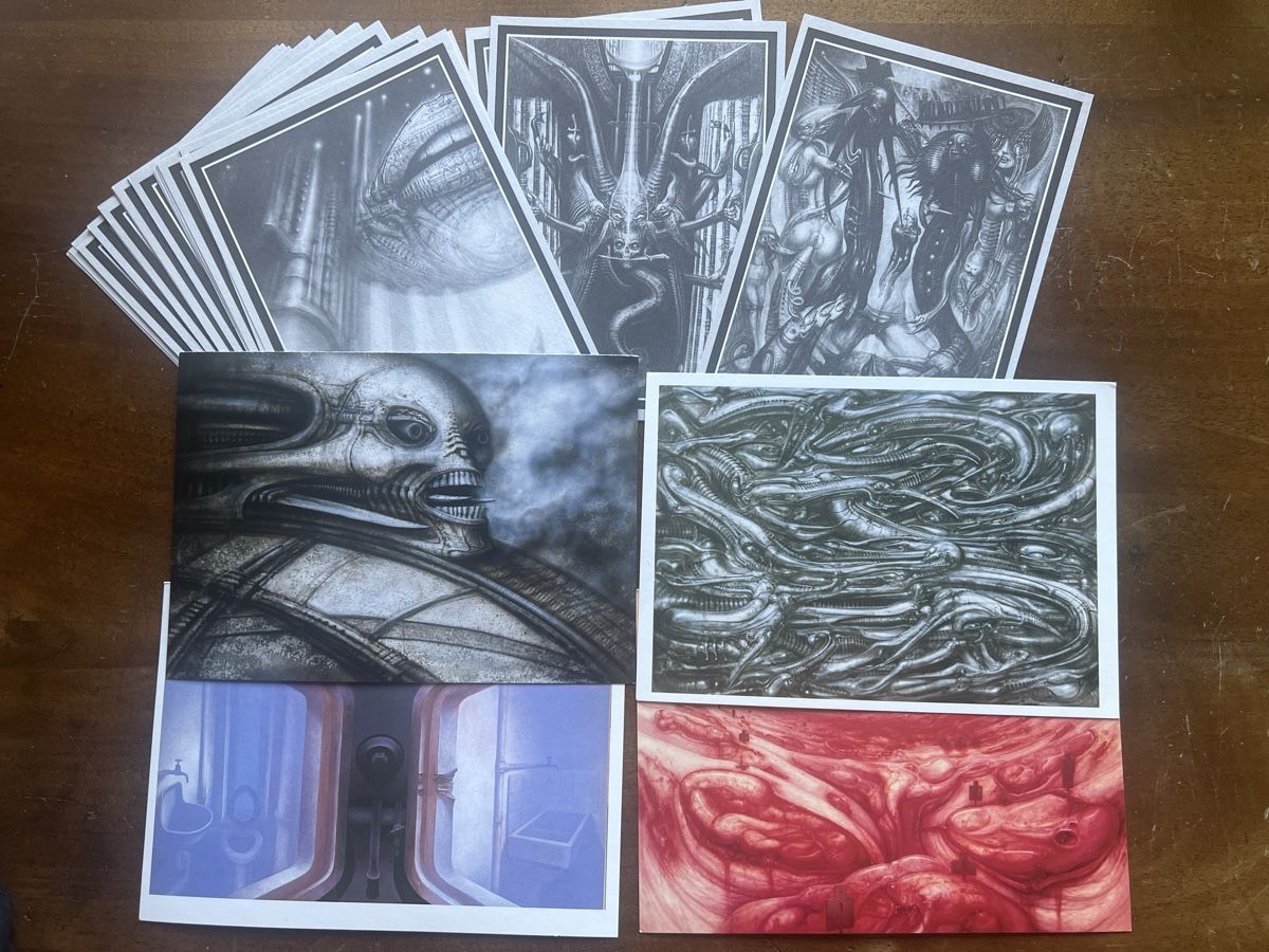 Cartoline postali: HR Giger Konvolut, Karten, Ansichtskarten – Usato da Glattfelden venduto da Ak_5bL