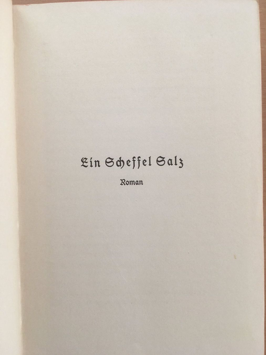 Libri: Ein Scheffel Salz; Werner Schendell – Usato da Grenchen venduto da Kogi7 4