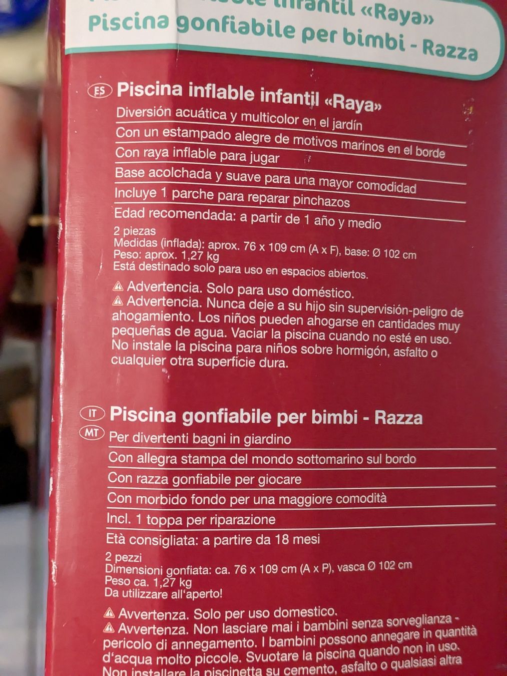 Piscine: swimming pool for babies – Usato da Matran venduto da Taragor 3