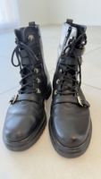 Schnürstiefel Damen Leder schwarz Grösse 38 neu