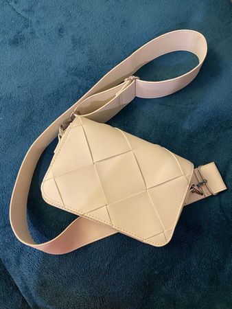 Top Tasche Creme/Weiss neuwertig 