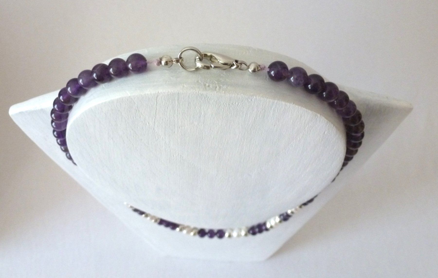 Catenine: Edelstein-Kette - Amethyst Nr. 22 – Nuovo e nell'imballaggio originale da Mauren venduto da Yeelen 1