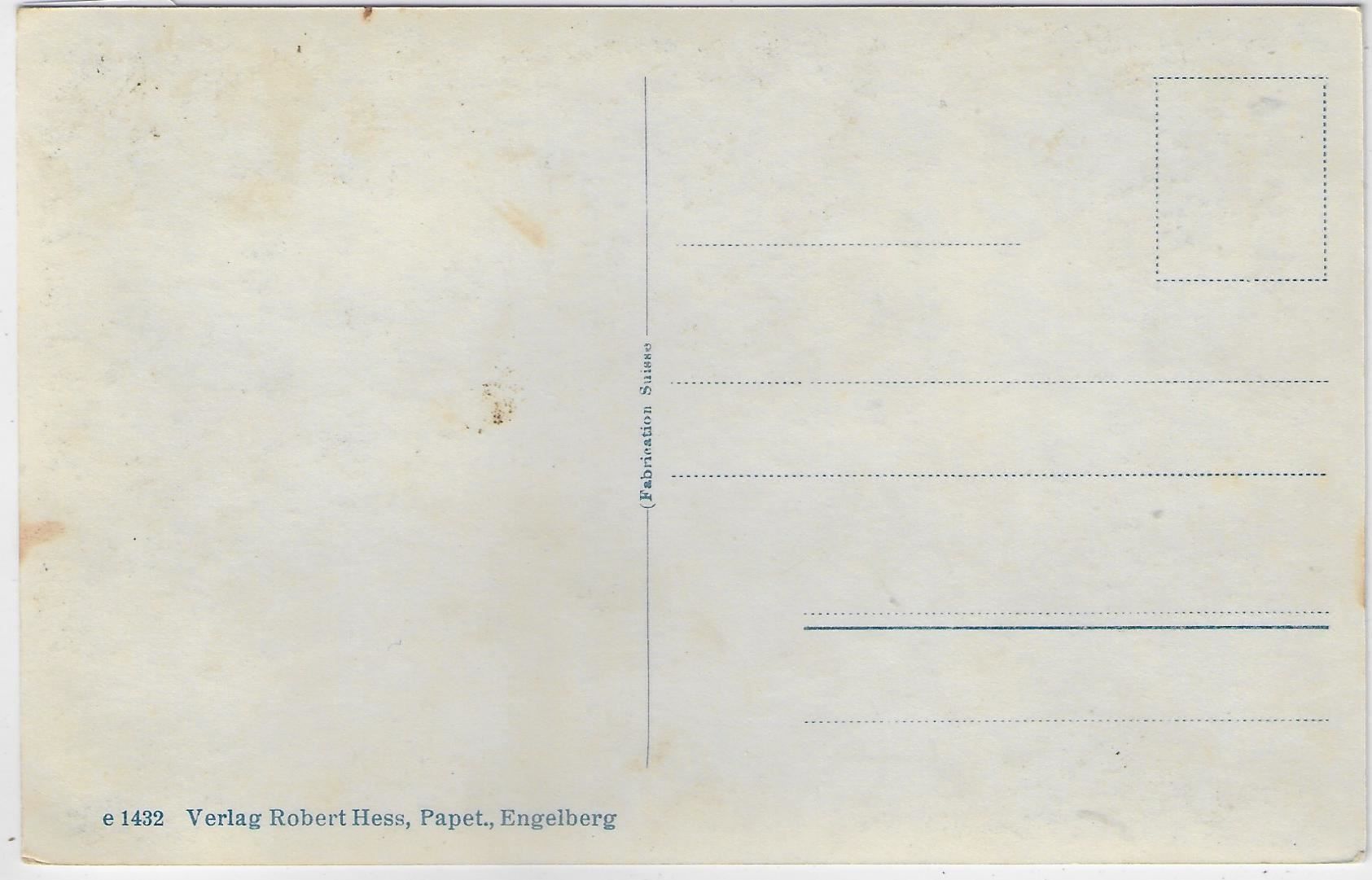 Cartoline postali: Engelberg - Schwebebahn Gerschni-Trübsee – Usato da Ettingen venduto da Kartenplanet 1