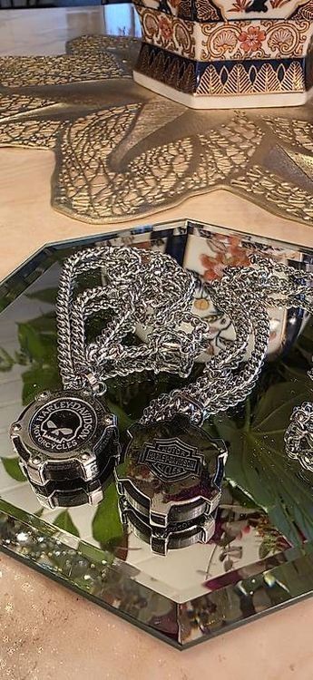 Harley-Davidson Catenine: Original Harley Davidson Halsketten, 2 Stück – Usato da Kaufdorf venduto da Nati-Nati 1