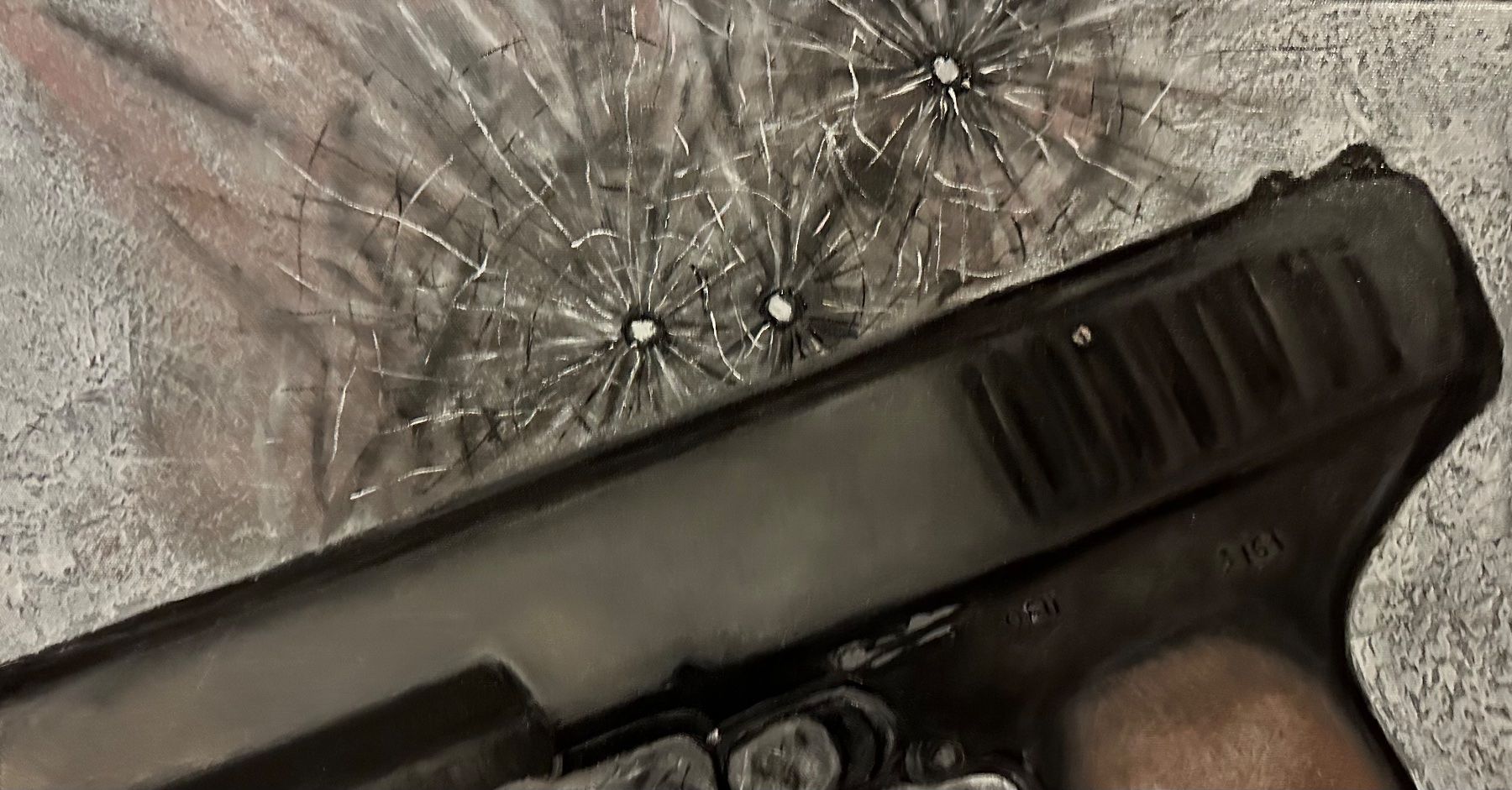 Dipinti: Pistol TT 1933 /Oil Bild Kunst Doks – Nuovo e nell'imballaggio originale da Beromünster venduto da dok_b8mf 6