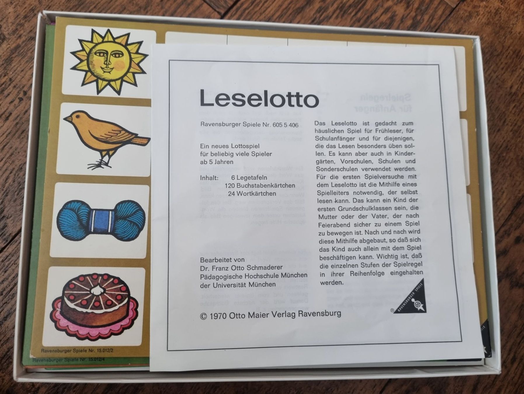 Ravensburger Spiele: Leselotto, ravensburger 1961, vintage – Gebraucht aus Fribourg von jarmilka 1