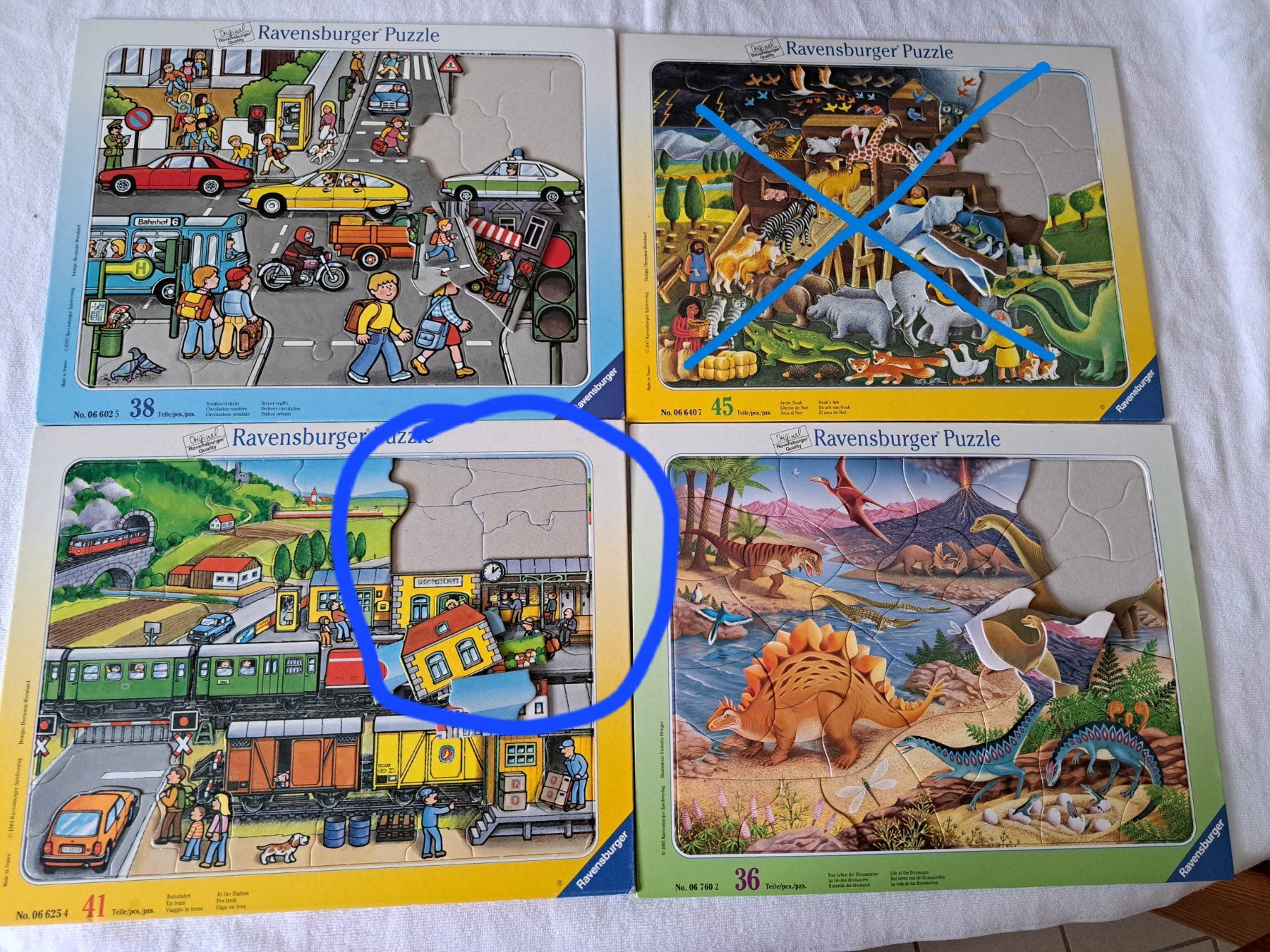 Ravensburger Puzzles: 3 Puzzle-Bretter von Ravensburger – D'occasion à Uitikon Waldegg par Smeragol 1