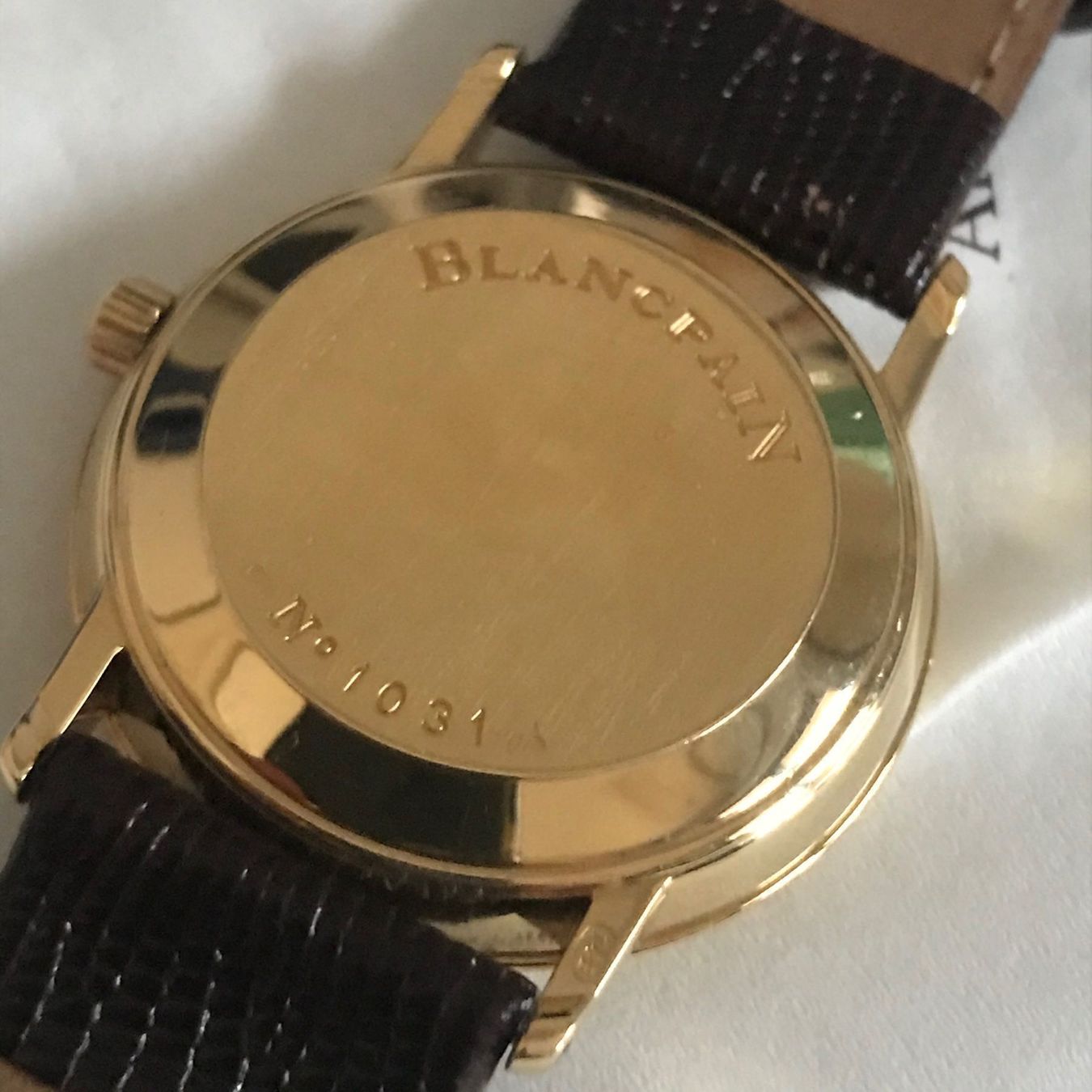 Blancpain Uhren: BLANCPAIN  VILLERET   18 K GG – Gebraucht aus Rodersdorf von luculus46 5