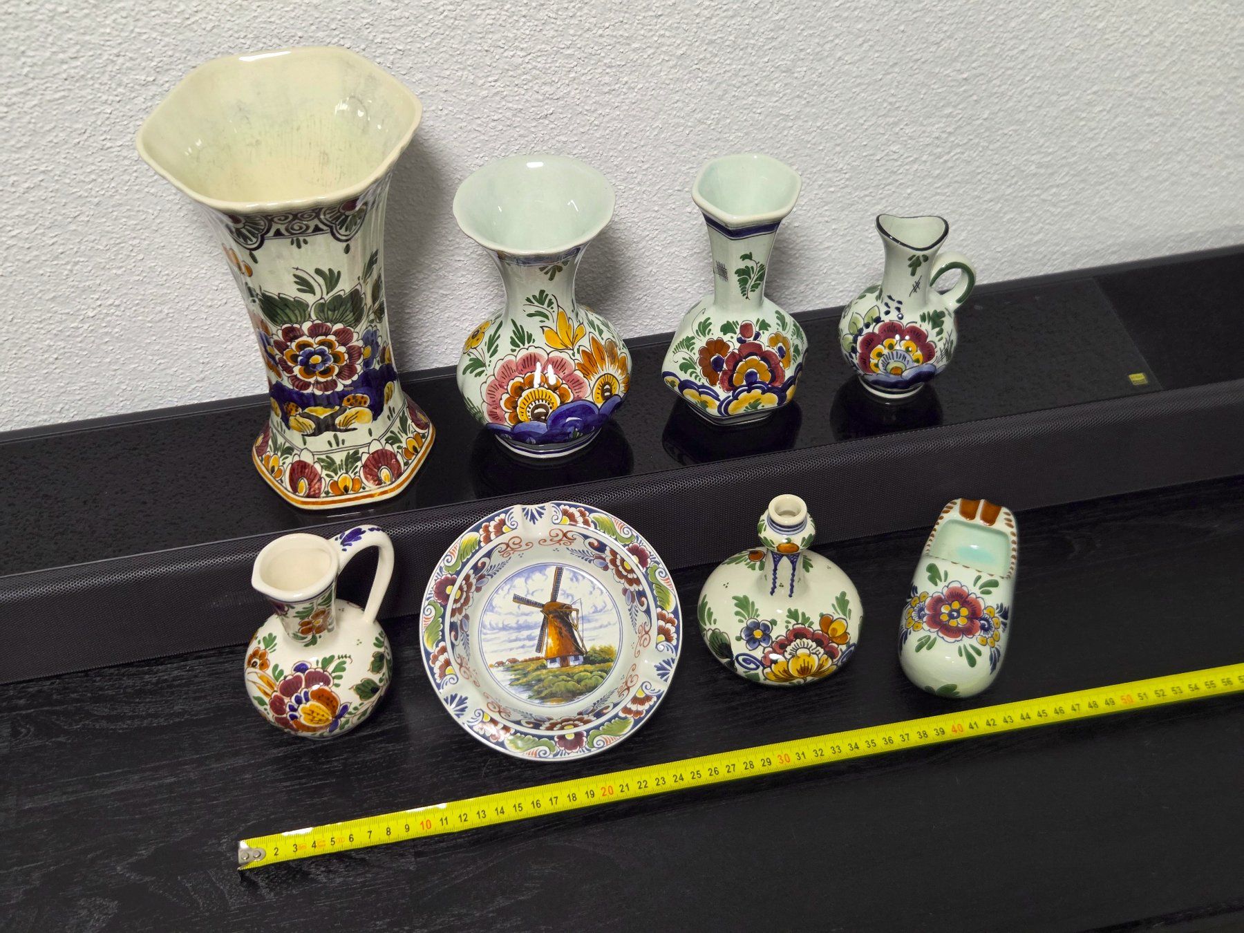 Set di piatti: Delft Keramik Geschirr - farbiges Set – Usato da Bülach venduto da DontPushTheButton 1