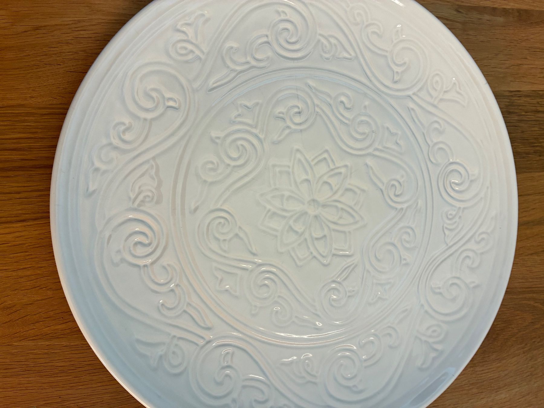 Ikea Servierplatten: Tortenplatte/ Teller von IKEA 32cm mit Mandala – Gebraucht aus Frick von sandra037 1