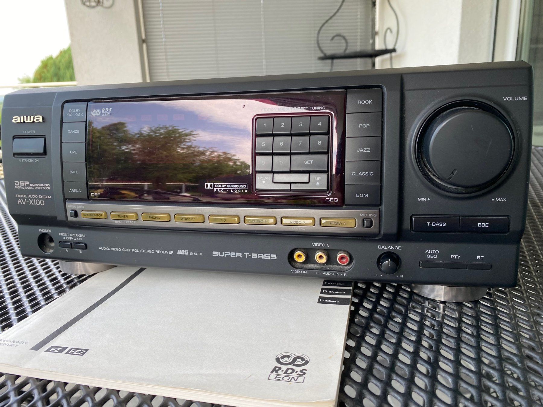 Aiwa Ricevitori: Aiwa AV-X100 Stereo Recevier – Usato da Bremgarten AG venduto da Baerli2 2