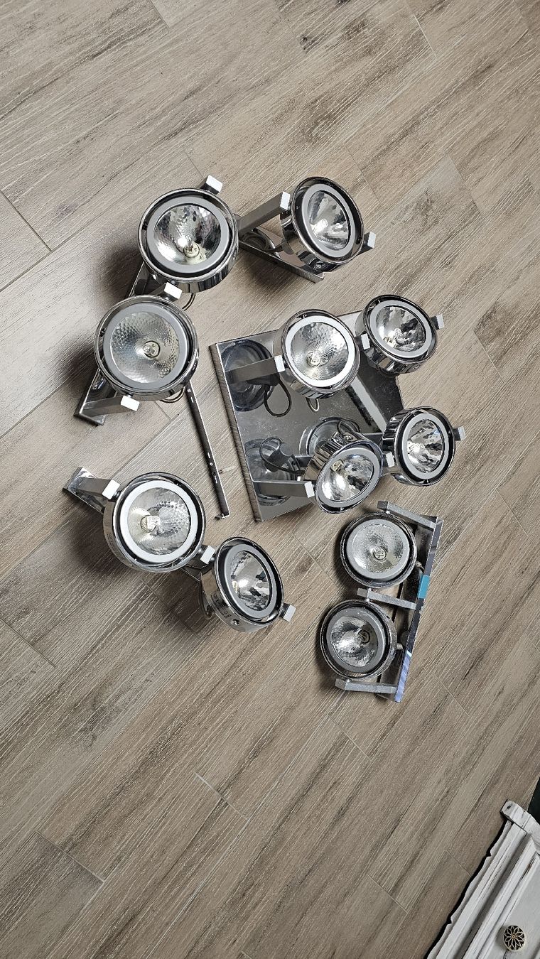 Lampadari & plafoniere: Chrom Deckenleuchte Wandleuchte Spots – Usato da Büron venduto da Ica69 1