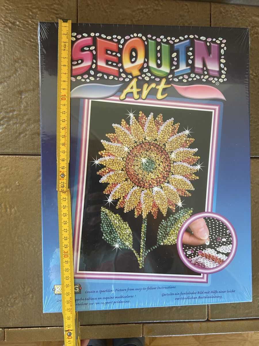 Kit bricolage: Bastelset: Pailletten-Bild - NEU ! – Nuovo e nell'imballaggio originale da Lengnau AG venduto da Mefari 4