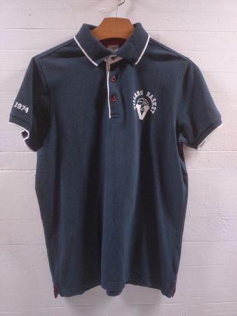 Polo Clique bleu marine, sport Villars Basket - Taille M
