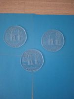 3 Aufsteller aus Glas mit Waldmotiv