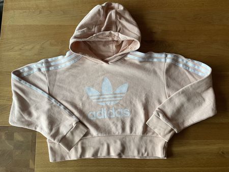 Hoodie kurz von adidas Gr. 146