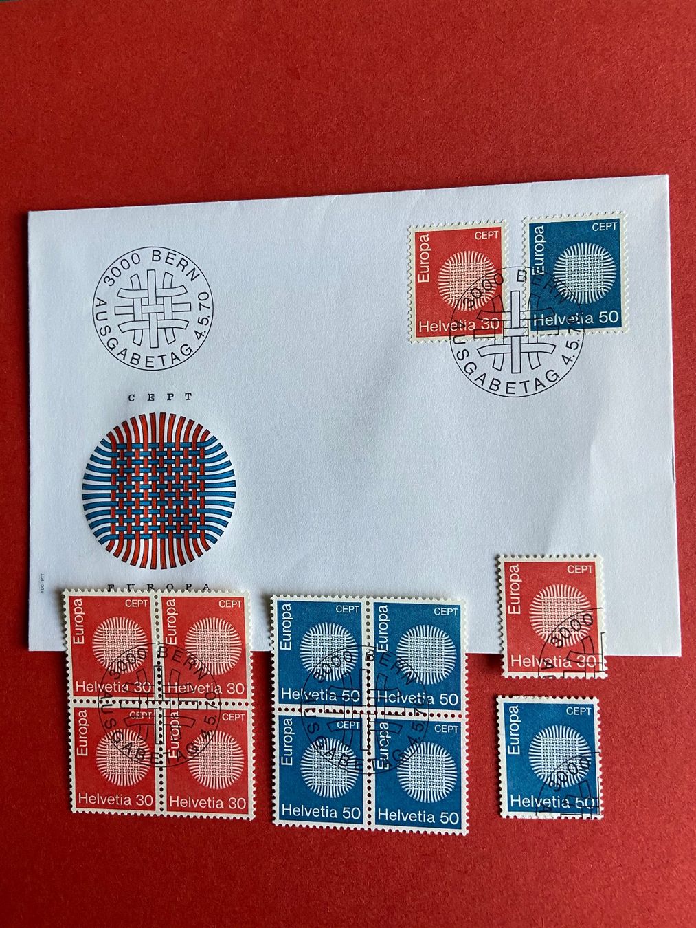 Tutti i francobolli: Lot FDC ET Europa -Marken + 4er Blocks – Usato da Böckten venduto da Hansi36 4