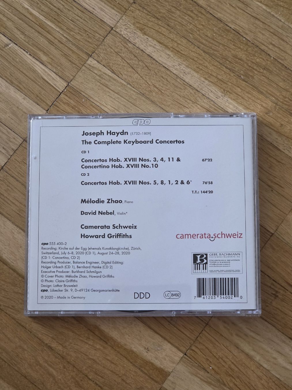 CDs: Doppel-CD: Joseph Haydn Complete Keyboard Concertos – Gebraucht aus Aesch BL von immon 1