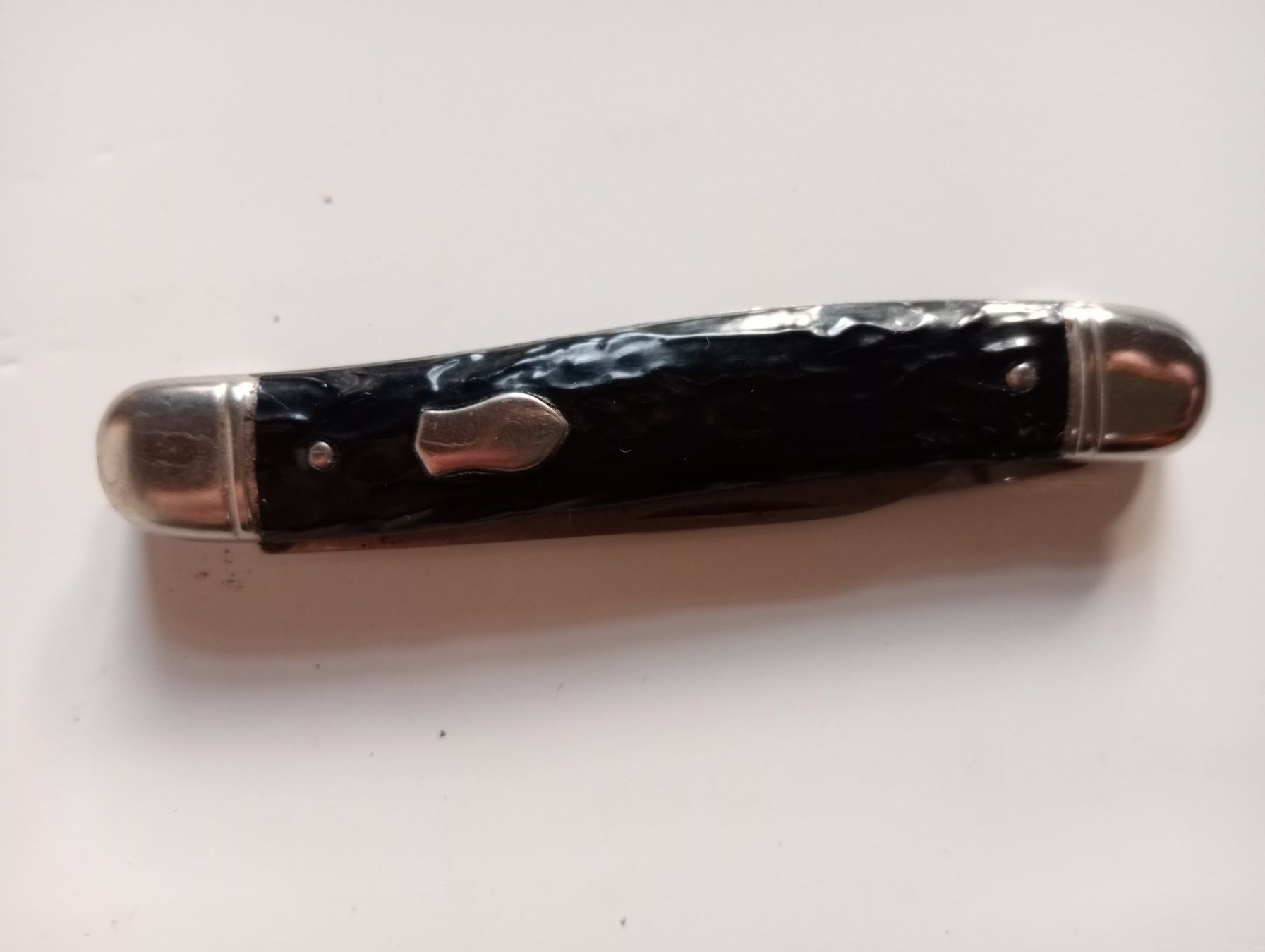 Taschenmesser: Vintage oder Antik Richards Sheffield Taschenmesser schwarz – Gebraucht aus Oberdorf BL von Barocki888