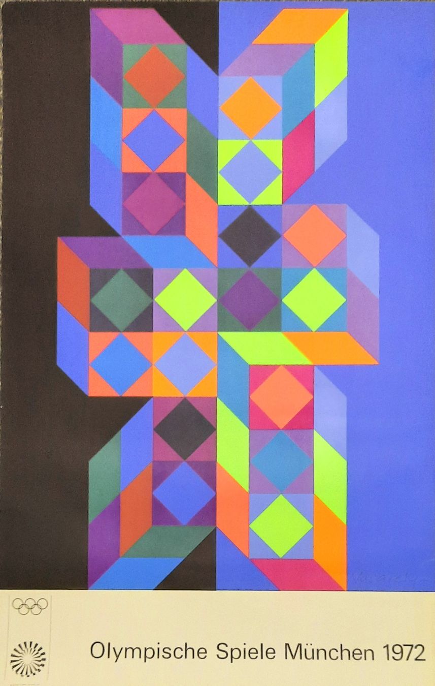Grafica & Litografie: VICTOR VASARELY  1906- 1997 – Usato da Genève venduto da Enigme8