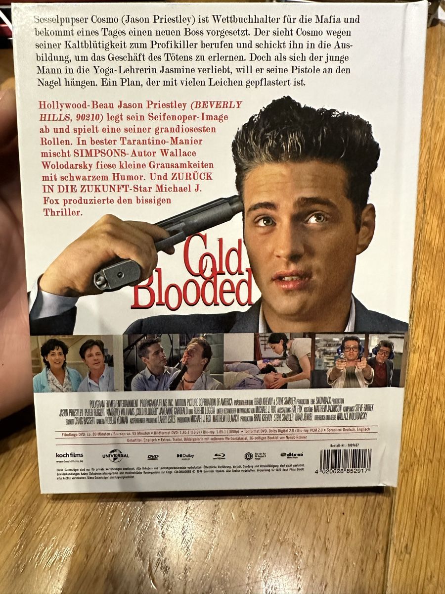 Tutti i DVDs: COLD BLOODED Mediabook, Bluray – Usato da Benken ZH venduto da Audi-erich 1