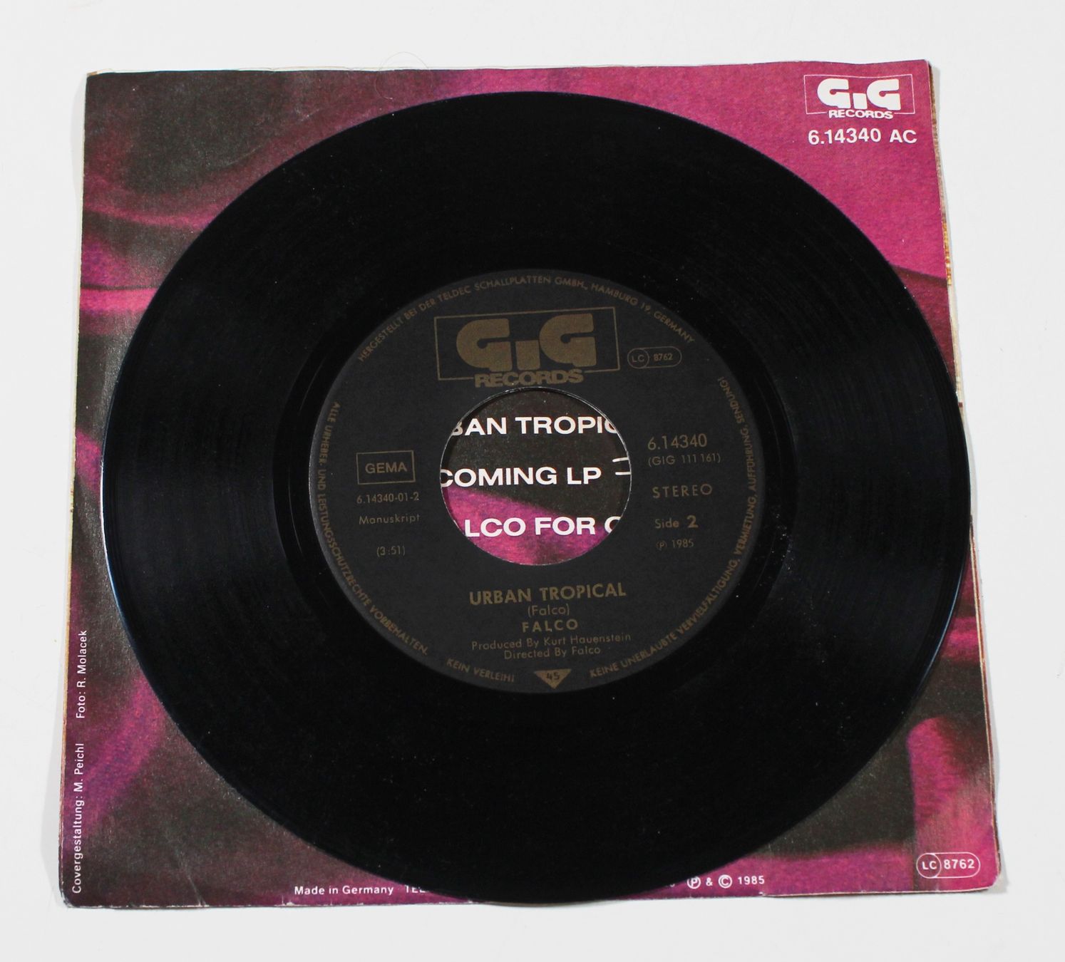 Dischi in vinile: 7" FALCO - ROCK ME AMADEUS 1985 – Usato da Brüttisellen venduto da Collector-Corner 3