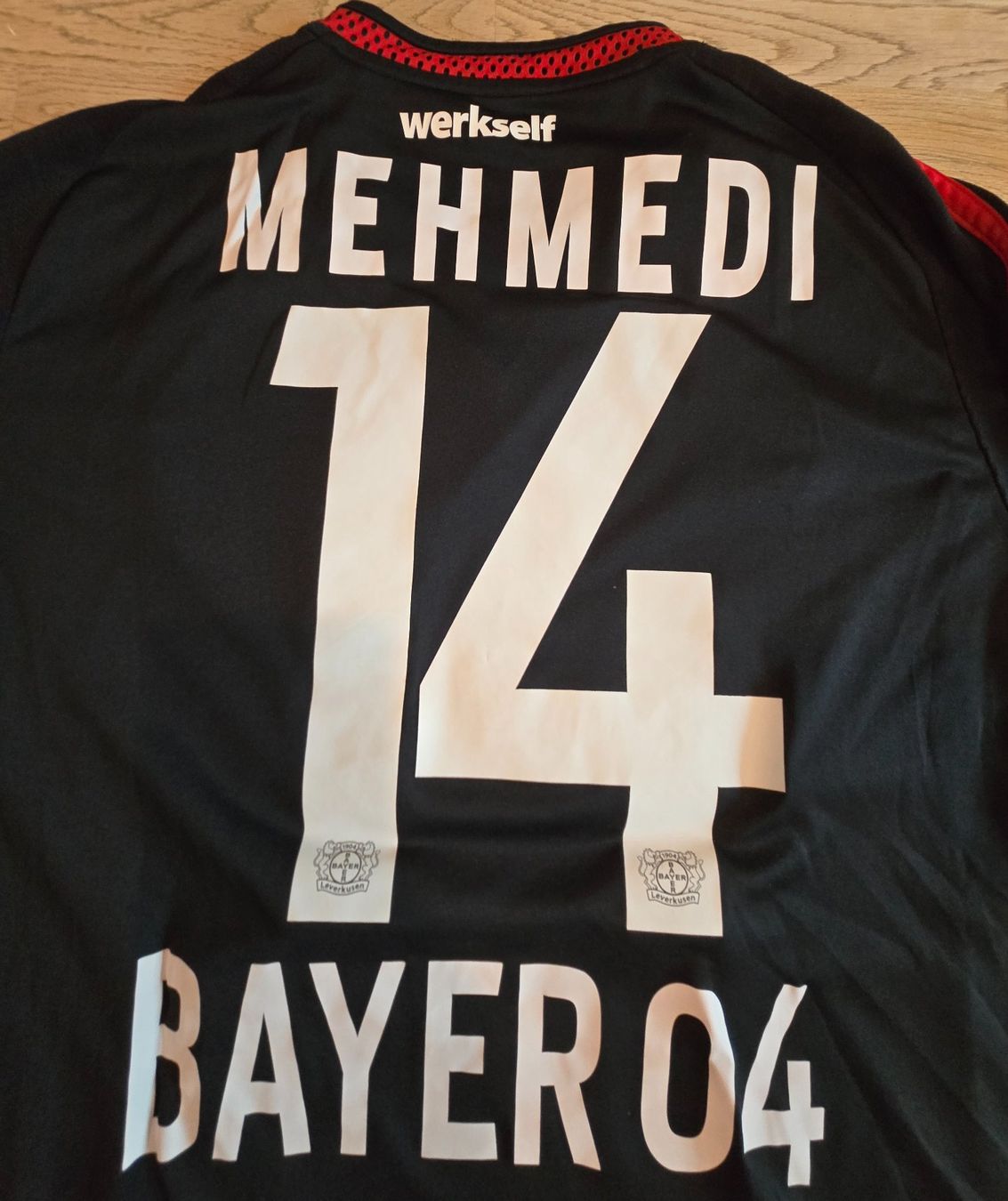Adidas Canottiere & Pantaloni: Leverkusen | Mehmedi | 2014/15 | DFB-Pokal-Patch – Usato da Zollbrück venduto da MiKron 5