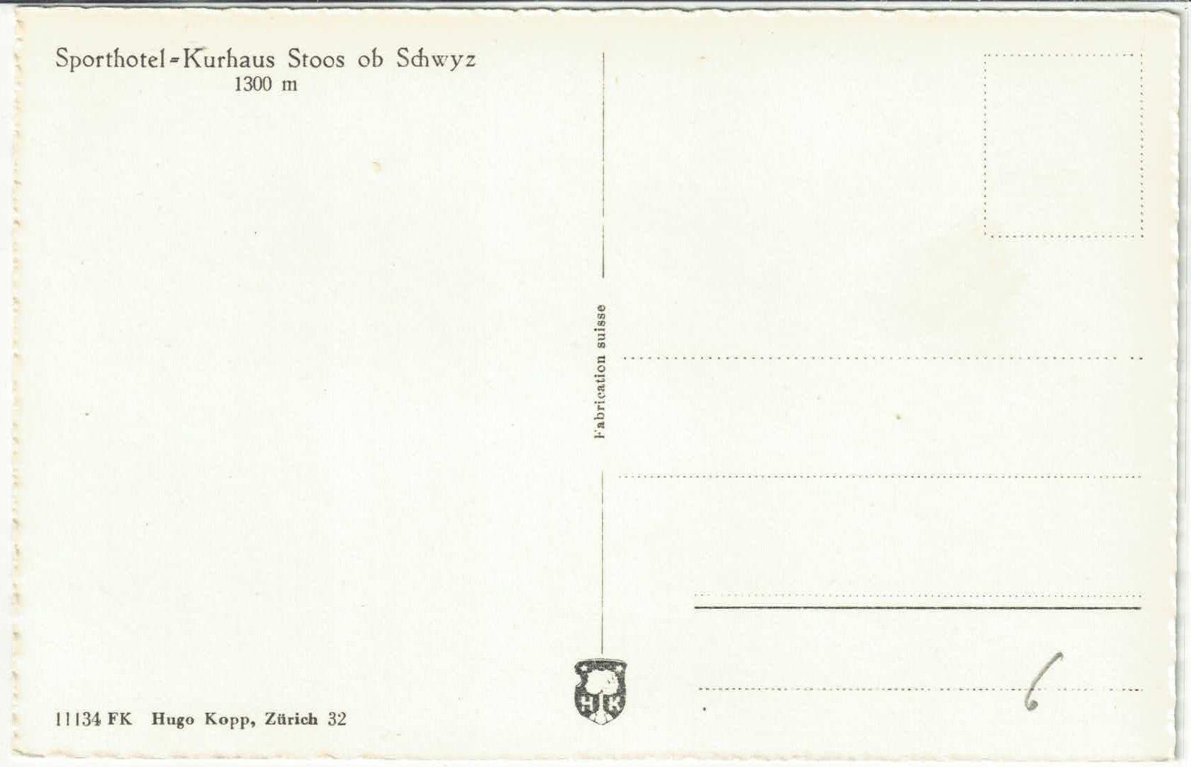 Cartoline postali: Skiparadies Stoos ob Schwyz im Winter – Usato da Ettingen venduto da Kartenplanet 1