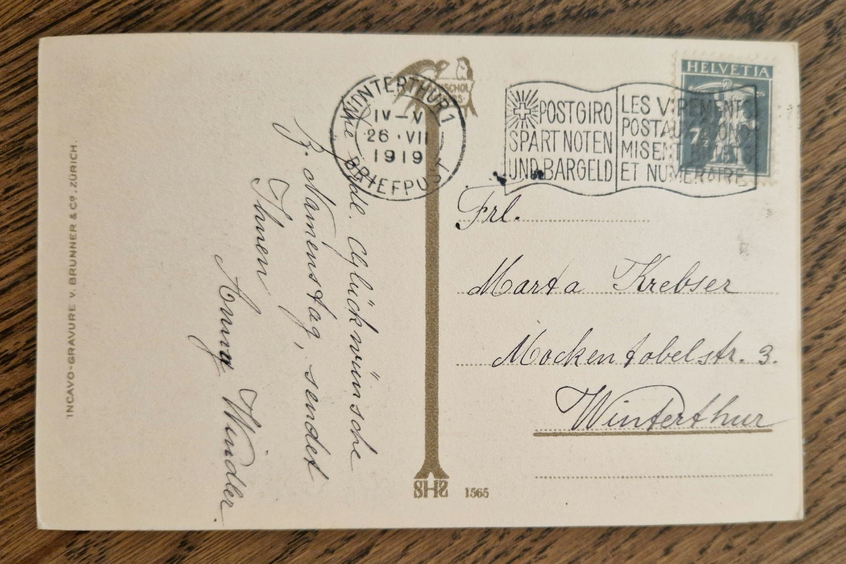 Cartes postales: St. Moritz b. Stazersee 1919 – D'occasion à Ebikon par Donar50 1