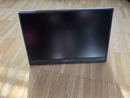 Hannspree HL162CPB Tragbarer Monitor 15.6 Zoll mit Hülle