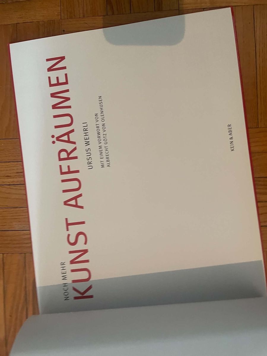 Libri: KUNST AUFRÄUMEN – Usato da Uster venduto da bek_v2ct 1