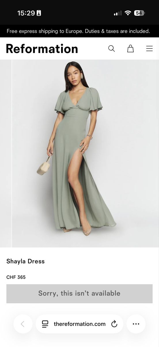 Reformation Vestiti: Reformation Shayla Kleid – Nuovo e nell'imballaggio originale da Zürich venduto da Alessia_11 6
