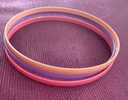 3-er Armreifen Set in Pink - Top Zustand!
