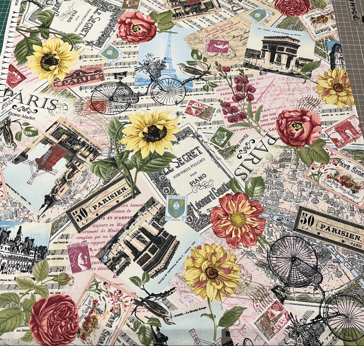 Tissus: Patchworkstoff Paris1 – Neuf (Voir description) à Seuzach par KreativmitStoff