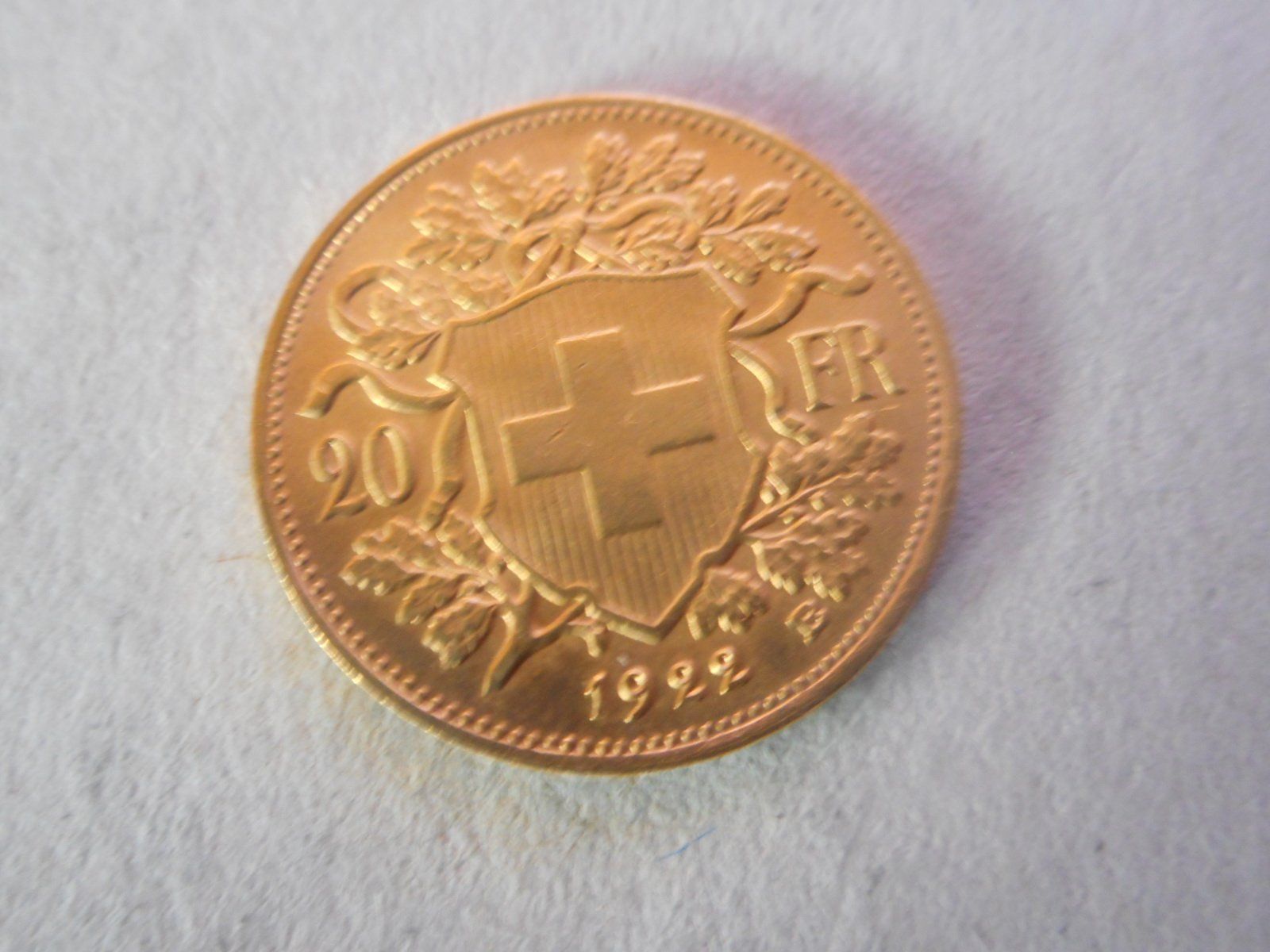 Tutti le monete: 20 Fr. 1922  Goldvreneli – Usato da Kriegstetten venduto da pizlad2010 1