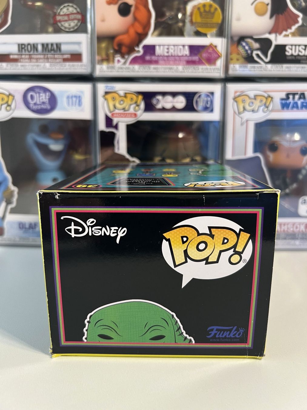 Funko Statuette: Funko POP! Disney OogieBoogie (Blacklight) – Nuovo e nell'imballaggio originale da Le Mouret venduto da perfectbijou 4