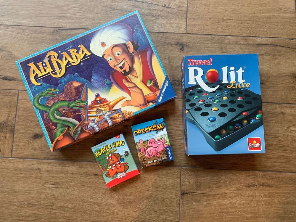 Gesellschaftsspiele (4) ab 7 Jahren Kaufen auf Ricardo