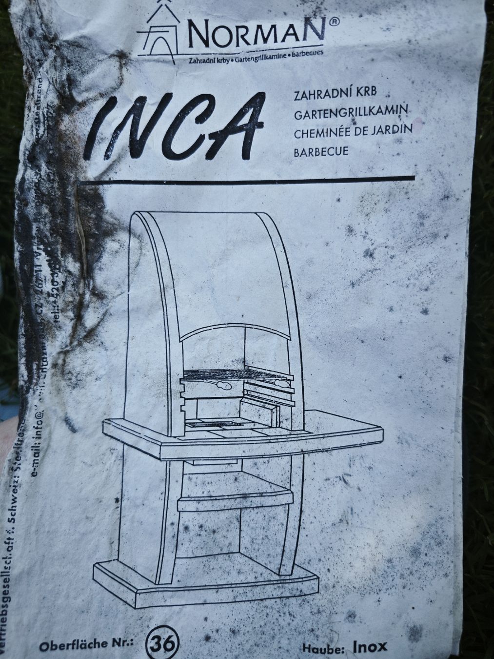 Camini: Inca Gartengrillkamin NEU – Nuovo e nell'imballaggio originale da Riedtwil venduto da Allesmussweg- 1