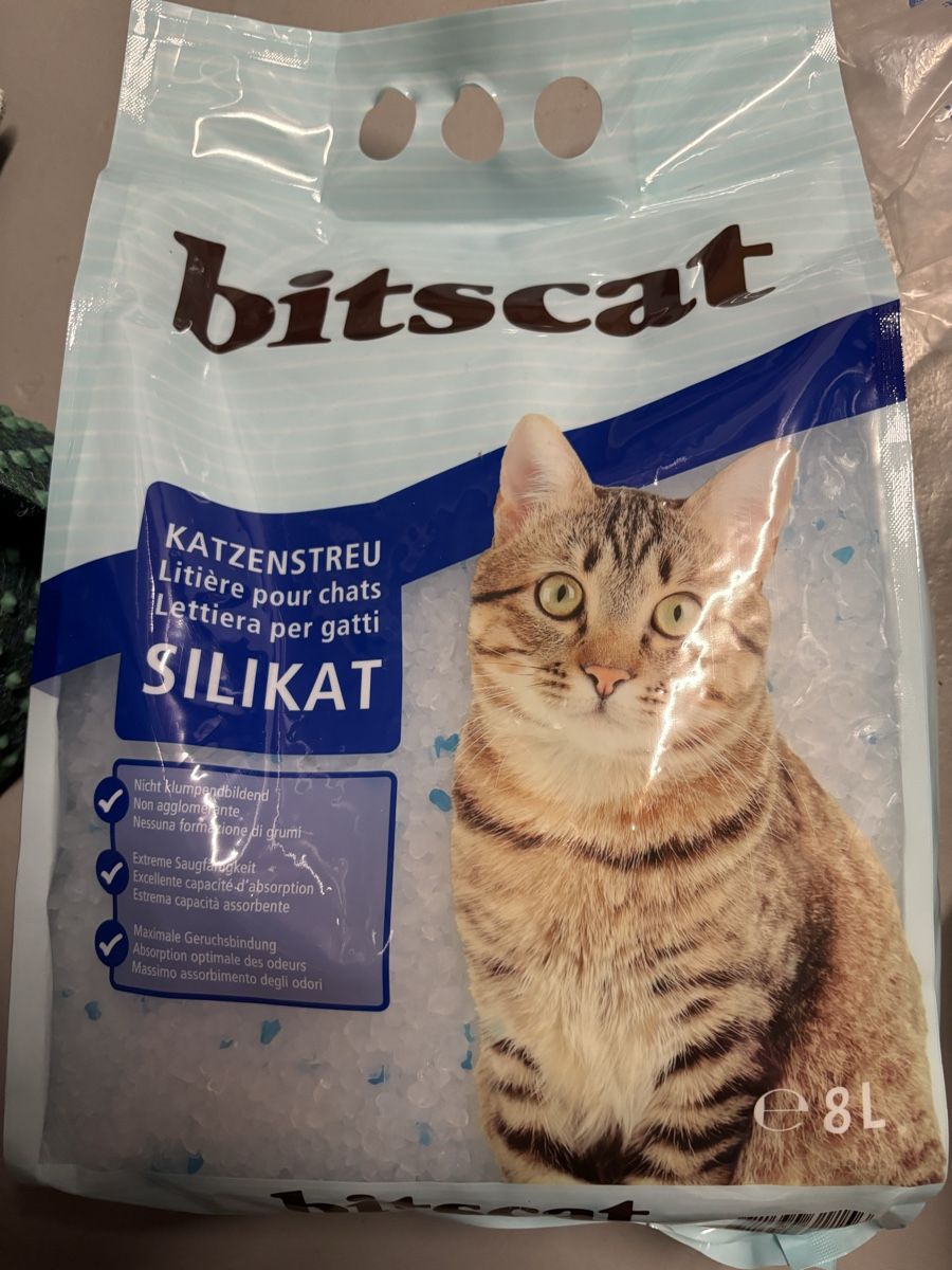 WC: Bitscat Katzenstreu Silikat 8L neu – Neu und originalverpackt aus Adlikon b. Regensdorf von sus_9hql