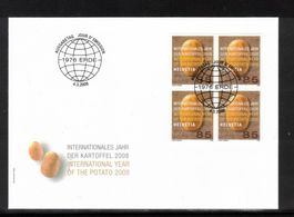 2008  FDC 4er Kartoffel  aus ABO