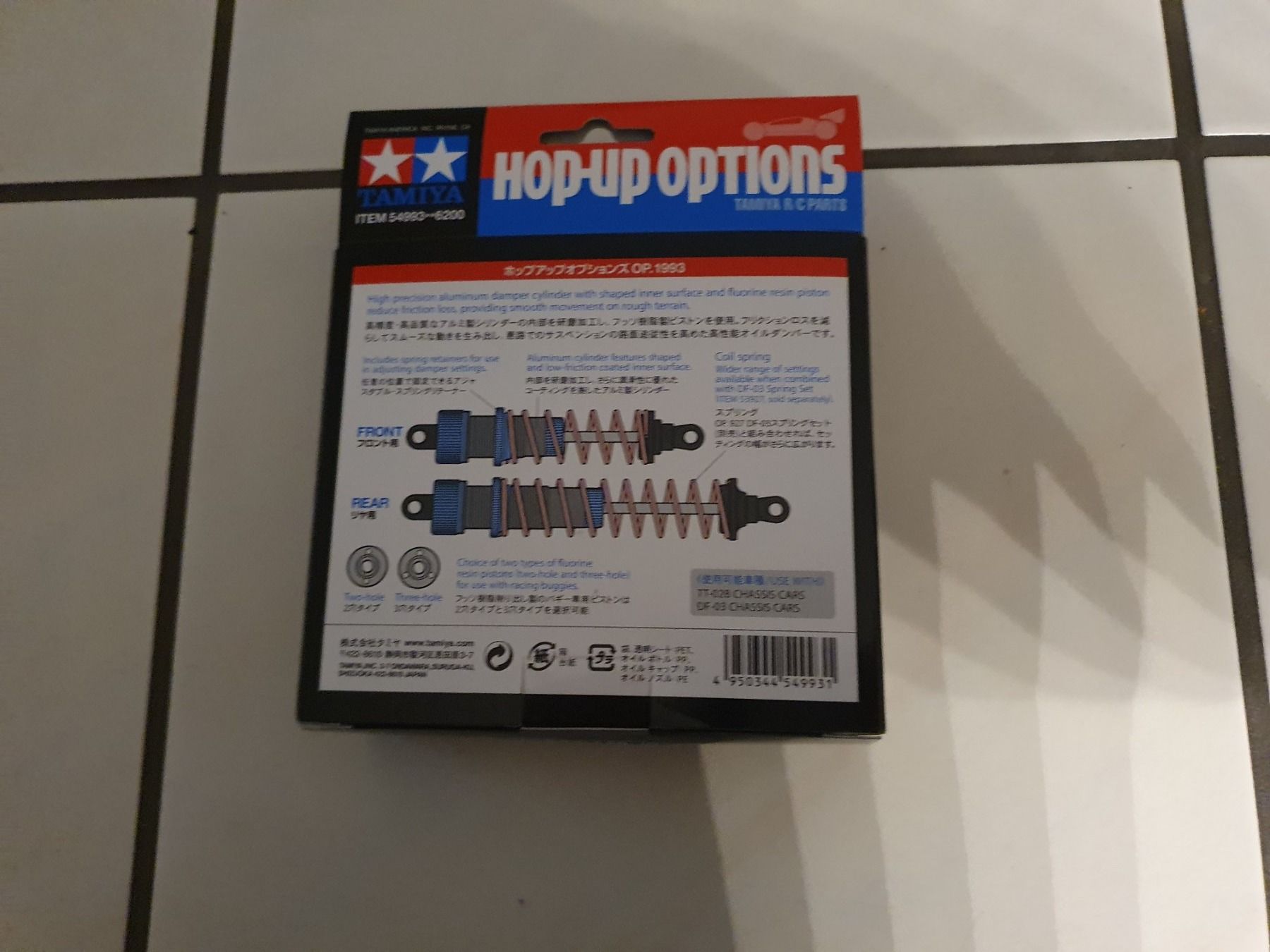 Tamiya RC Modellbau: Tamiya 54993 TT-02B / DF03 Aluminium Damper Set – Neu und originalverpackt aus Schattdorf von mamo1952 1