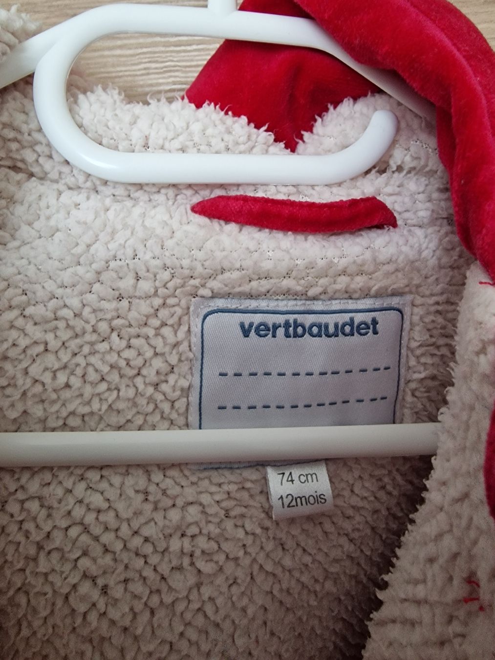 Vertbaudet Giacche & Cappotti: Rote Winterjacke von Vertbaudet, Grösse 74 – Usato da Staad SG venduto da wk100 2
