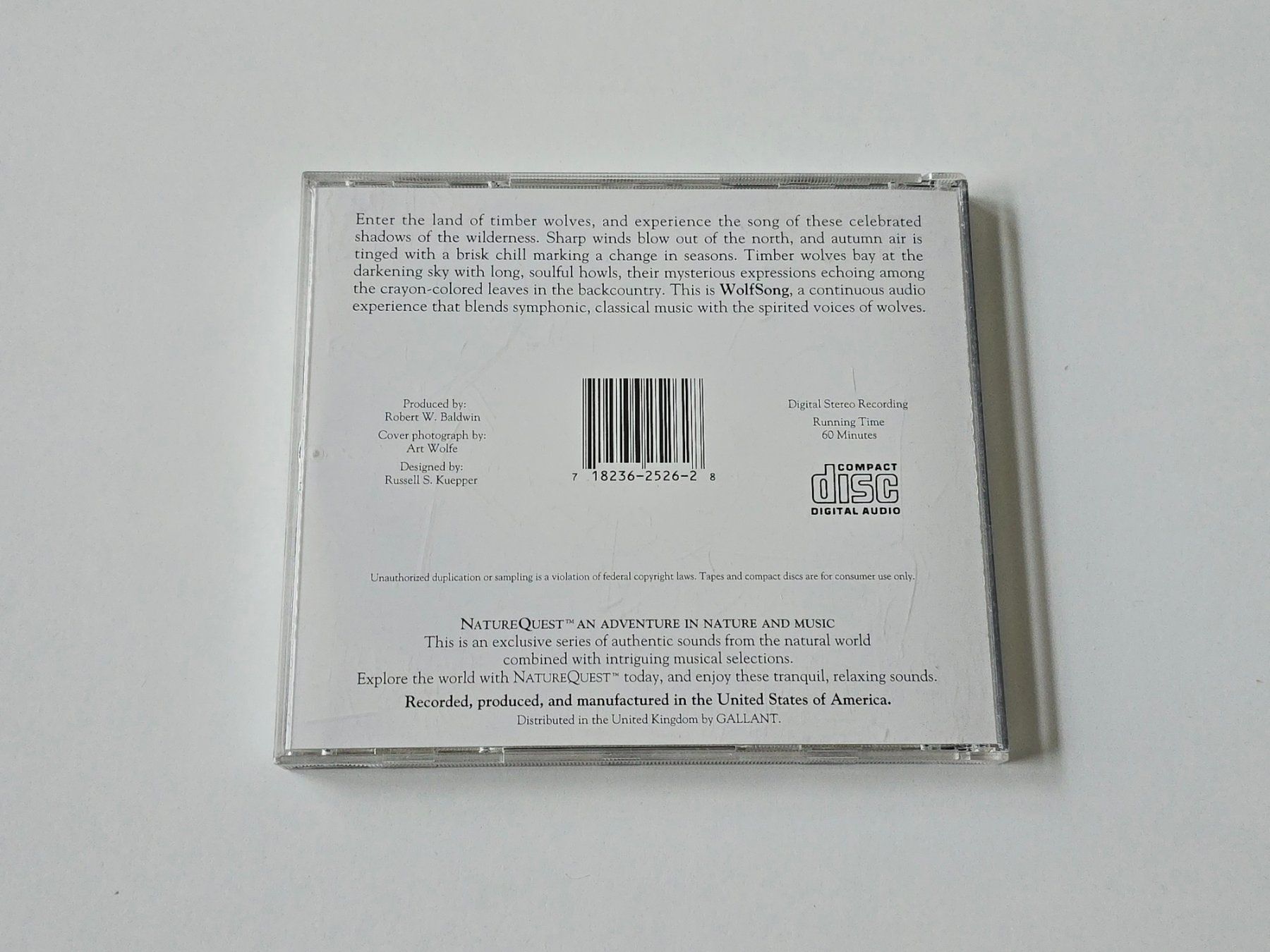 CD: CD NatureQuest - WolfSong – Usato da Dättlikon venduto da Wundertuete_ 1