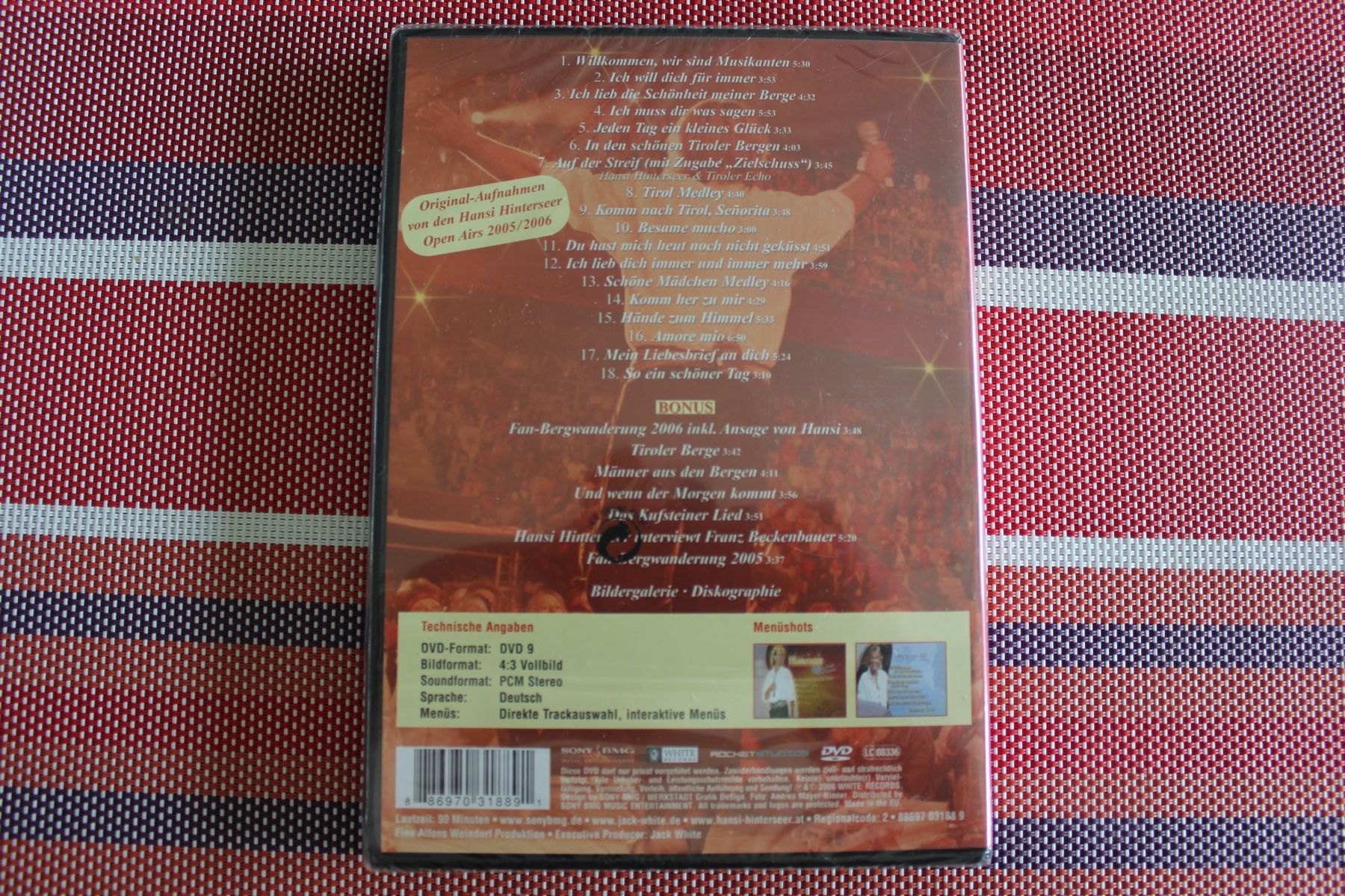 Tutti i DVDs: HANSI HINTERSEER "LIVE IN KITZBÜHL 2006" DVD NEUWARE – Nuovo e nell'imballaggio originale da Geroldswil venduto da Schlumpfine1973 1