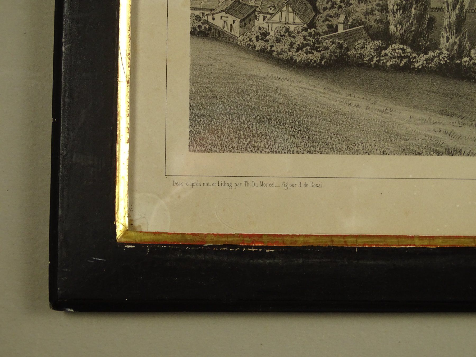 Stiche: CHUR, LITHOGRAPHIE VON DU MONCEL UM 1840 – Gebraucht aus Grüningen von Kartensammler 7