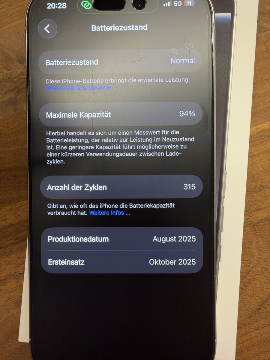 Apple Telefoni cellulari / Smartphones: iPhone 16pro titanium white 11 Monate alt – Usato da Dättwil AG venduto da blaabla 4