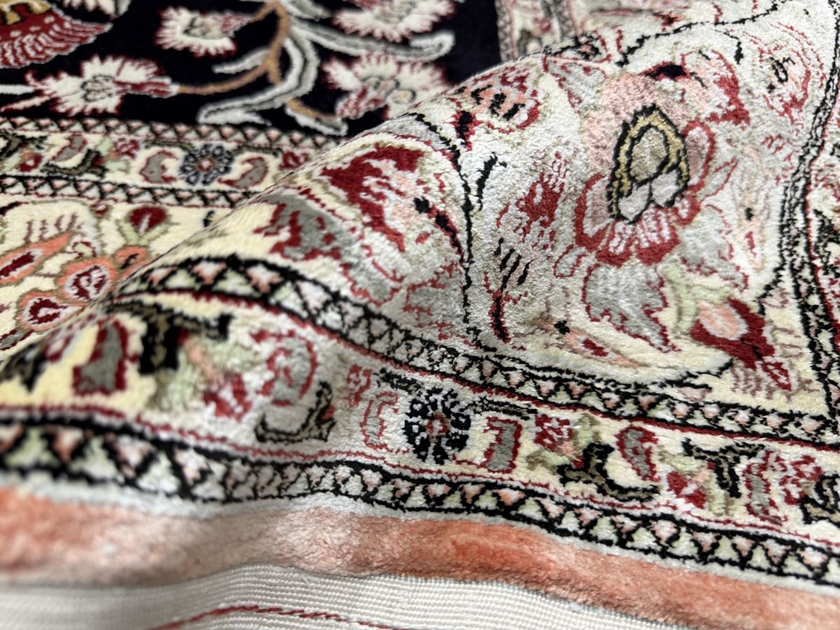 Tappeti: Einzigartiger echter Ghom Seidenteppich - 100% Perserteppich – Usato da Bennau venduto da Mayer_Carpets 7