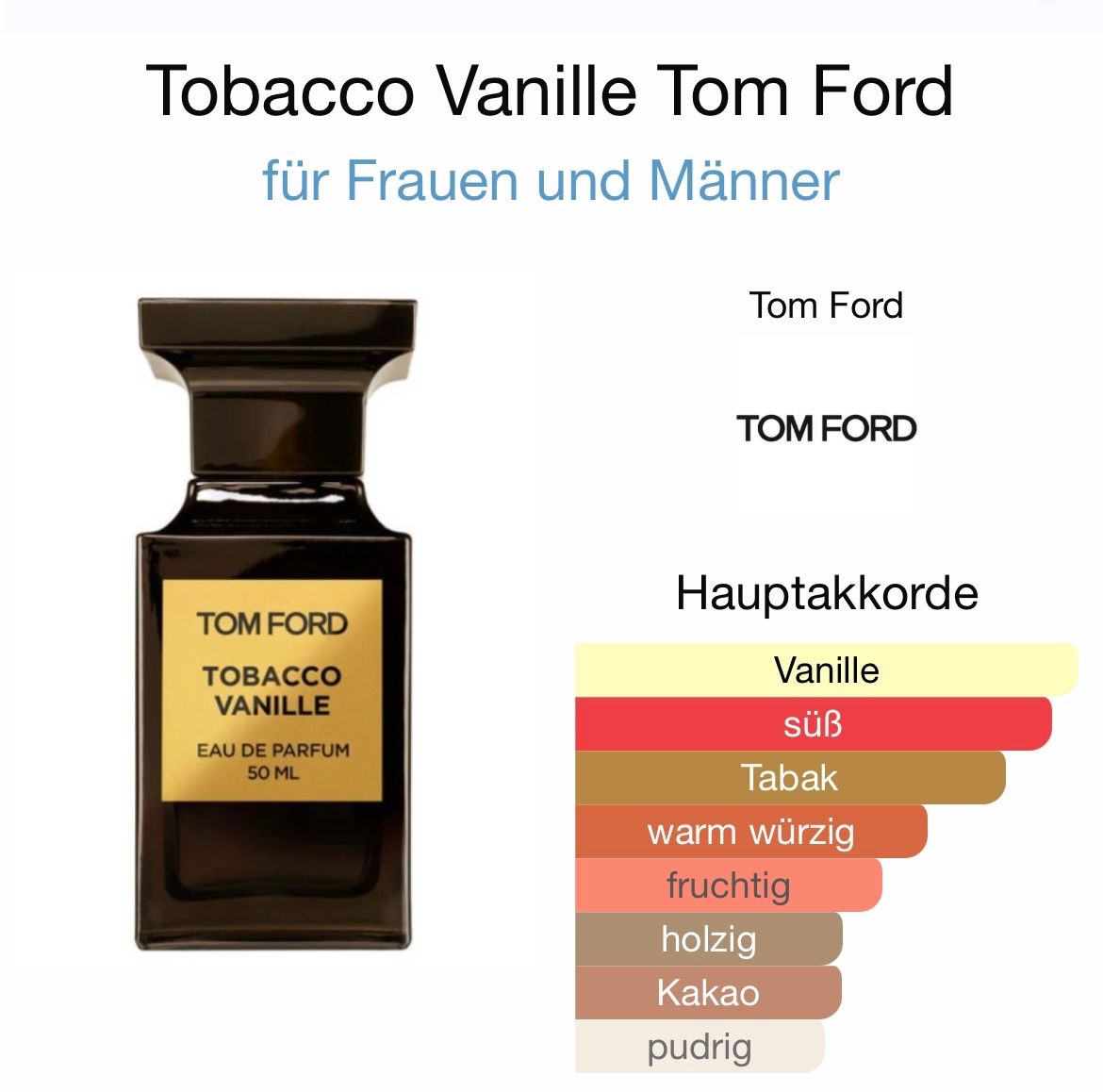 Tom Ford Profumi & Eau de Toilette: TOM FORD Tobacco Vanille 2 ml Abfüllung – Nuovo e nell'imballaggio originale da St. Gallen venduto da lfs_nxl8 6