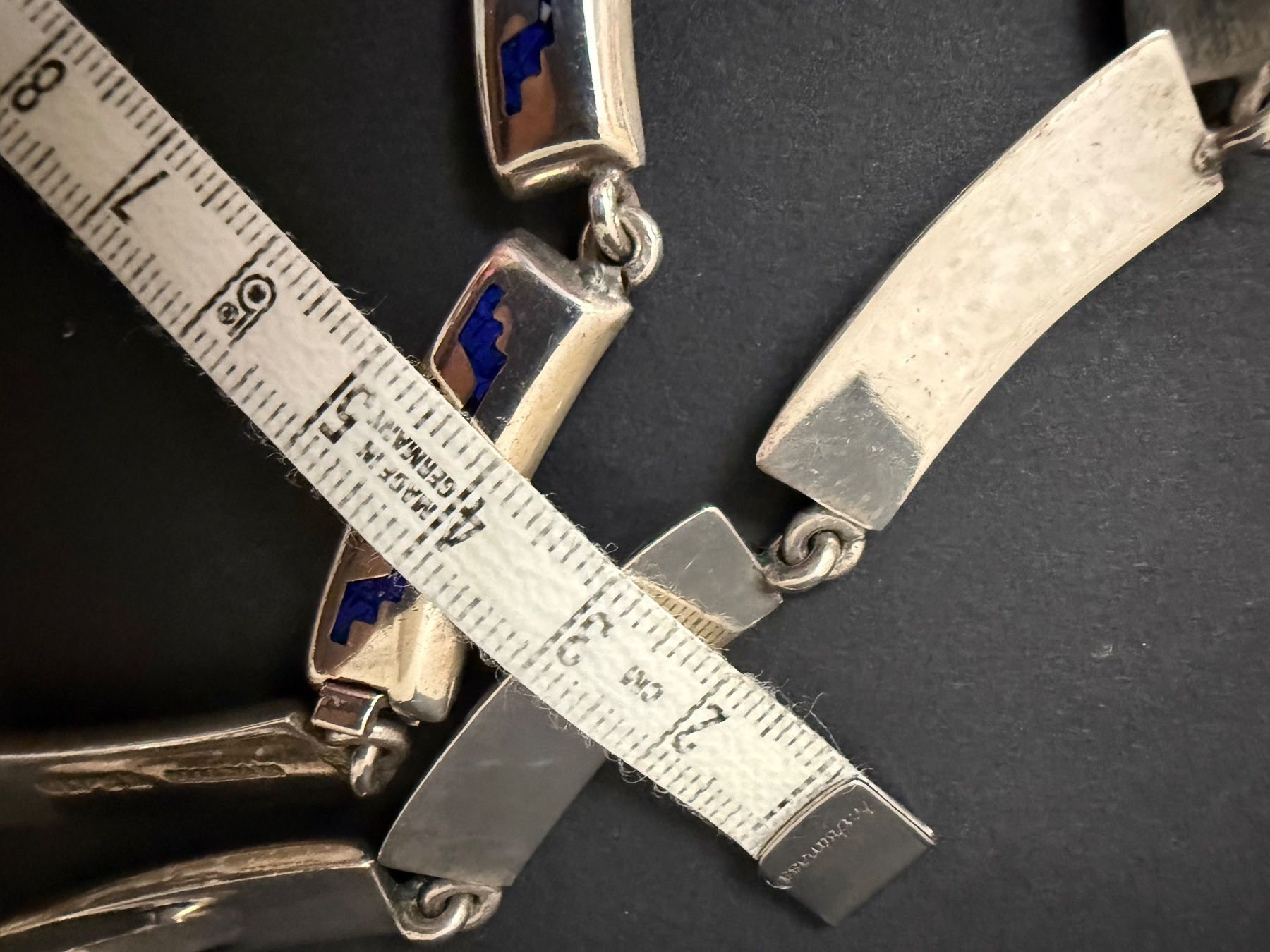 Ketten: Silber Kette mit Lapislazuli 925, 60g – Gebraucht aus Spiegel b. Bern von Rogger72 5